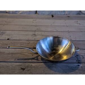 Calphalon Stainless Steel Wok Pan 13" Stir Fry Skillet